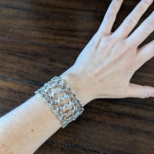 vintage SARAH COVENTRY silvertone bracelet